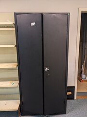 Metalen archiefkast zwart