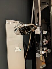 Douchepaneel  Hans Grohe, Lift, mat chroom