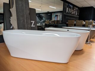 Vrijstaand ligbad Xenz, Daan, glans wit