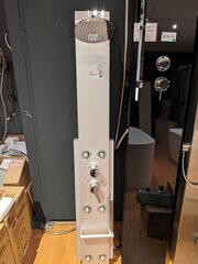 Douchepaneel  Hans Grohe, Lift, mat chroom