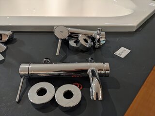 Bad- en  douchekraan GROHE , CONCETTO, chroom