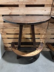 2x Bar tafel, Bruin