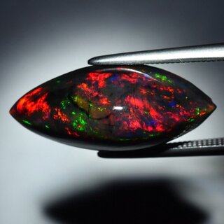 Edelsteen, Natural Black Opal  4.98 CT