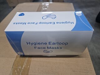 Ca. 10000x Mondkapjes Hygiene Earloop Face Masks, Blauw