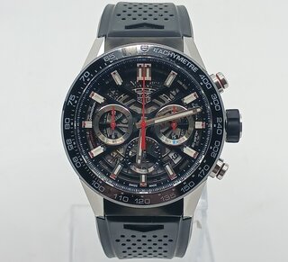 Heren polshorloge TAG Heuer, Carrera 02 Skeleton Ceramic, bouwjaar 202