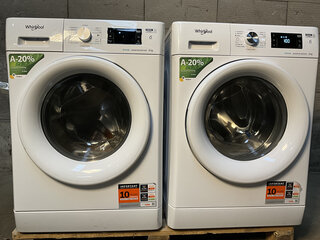 2x Wasmachine Whirlpool, FFB 8489 WV EE, Wit