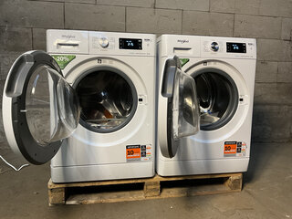 2x Wasmachine Whirlpool, FFB 8489 WV EE, Wit