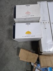 Ca. 46 Diverse lampen in doos, Diverse kleuren