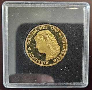 Gouden munt - 10 Gulden - Wilhelmina 1893, geel