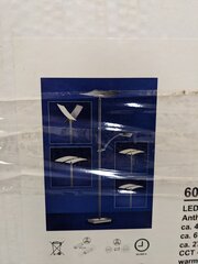 LED vloerlamp Duo in Nickel-matt Chrome 41W 4800lm vloerlamp HELL