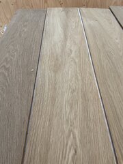 Ca. 56 m2 Eikenhouten vissengraat vloer 15 mm dik