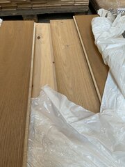 Ca. 15 m2 Eikenhouten vissengraat vloer 16 mm dik