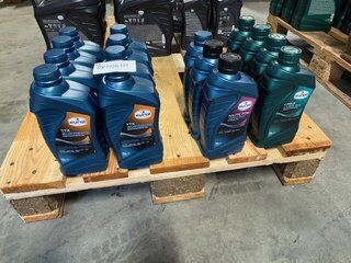 Ca. 15x diverse motorolie 1 liter Eurol
