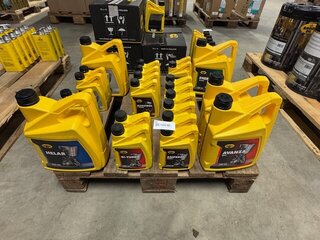 5x motorolie 5 liter en 17x motorolie 1 l;iter Kroon Oil