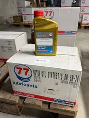 Ca. 12x motorolie 1 liter 77 Lubricants, Synthetic RN 5W-30