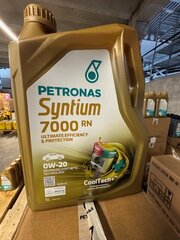 8x motorolie 5 liter Petronas Syntium, 7000RN