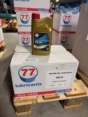 Ca. 12x synthetische motorolie 1 liter 77 Lubricants, 0W-30