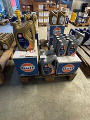 Ca. 28x versnellingsbakolie en ATF vloeistof  Gulf