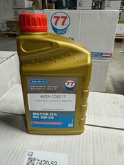 Ca. 12x motorolie 1 liter 77 Lubricants, Synthetic RN 5W-30