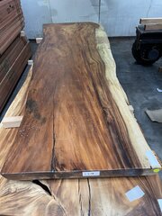 Ca. 1x Suar tafelblad, 85x930mm, lengte 3230mm