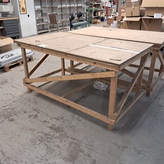 2x Werktafel