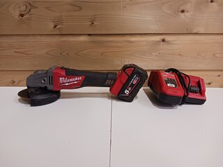 Accu haakse slijper Milwaukee, M18 CAG125X, bouwjaar 2020