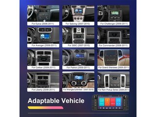 Hikity - Android Autoradio - Jeep - 7 Inch Scherm met Navigatie