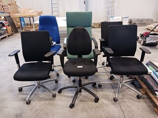 6x Bureaustoel