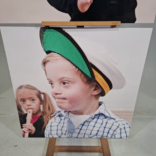 2x Foto op paneel en 1x afbeelding in lijst