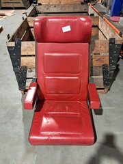 Enkele treincoupé stoel, 1e klas, rood