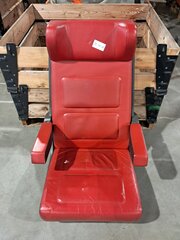 Enkele treincoupé stoel, 1e klas, rood