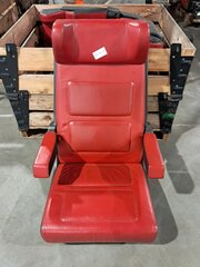 Enkele treincoupé stoel, 1e klas, rood