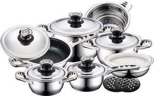 Pannensets (16 delig) Royal Swiss, Partij 40 stuks