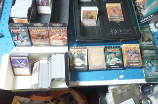 Grote partij Magic the Gathering kaarten.