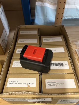 ca. 10x Oplaadbare batterij Panasonic, EYF B42 B10H