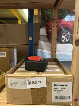 ca. 10x Oplaadbare batterij Panasonic, EYF B42 B10H