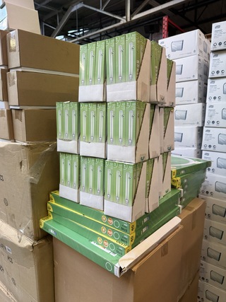 Pallet met diverse led verlichting
