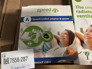 3x Radiator ventilator, 1x adapter en sensor SpeedComfort