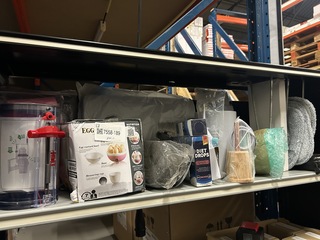 Partij divers w.o. eiermaker, stofzuigercontainer w.o. Nutrition