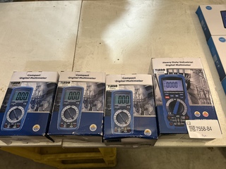 4x Digitale multimeter Turbo, TT9912/TT9660B