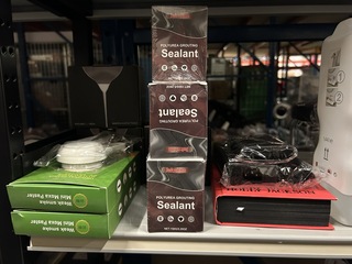 5x Inhoud stellingvak w.o. elektronica, gadgets w.o. Miele, Nutrition,