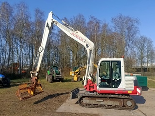 Rupskraan Takeuchi, TB175 Hydraulic Excavator met Herder maaibalk, bou
