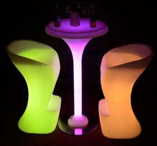 2x Led barkruk flat, 2024