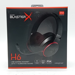 Koptelefoon Sound Blaster X, H6 USB Gaming Headset 7.1