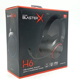 Ca. 100x Koptelefoon Sound Blaster X, H6 USB Gaming Headset 7.1