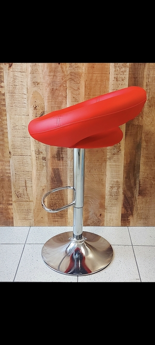 6x Barkruk rood rond, 2024