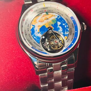 Tourbillon herenhorloge  – Worldtimer – Louis Baoji