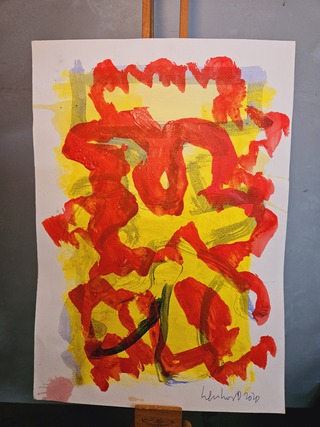 Peter Klashorst - Schilderij gesigneerd - Investeringsobject