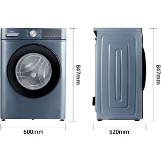 Wasmachine 7 kg 16 programma’s Space Pro CHIQ, CW075863AX