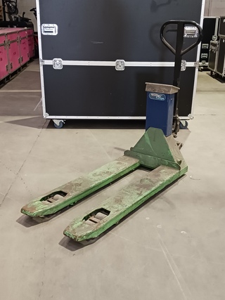 Palletwagen met weegschaal, Allscales